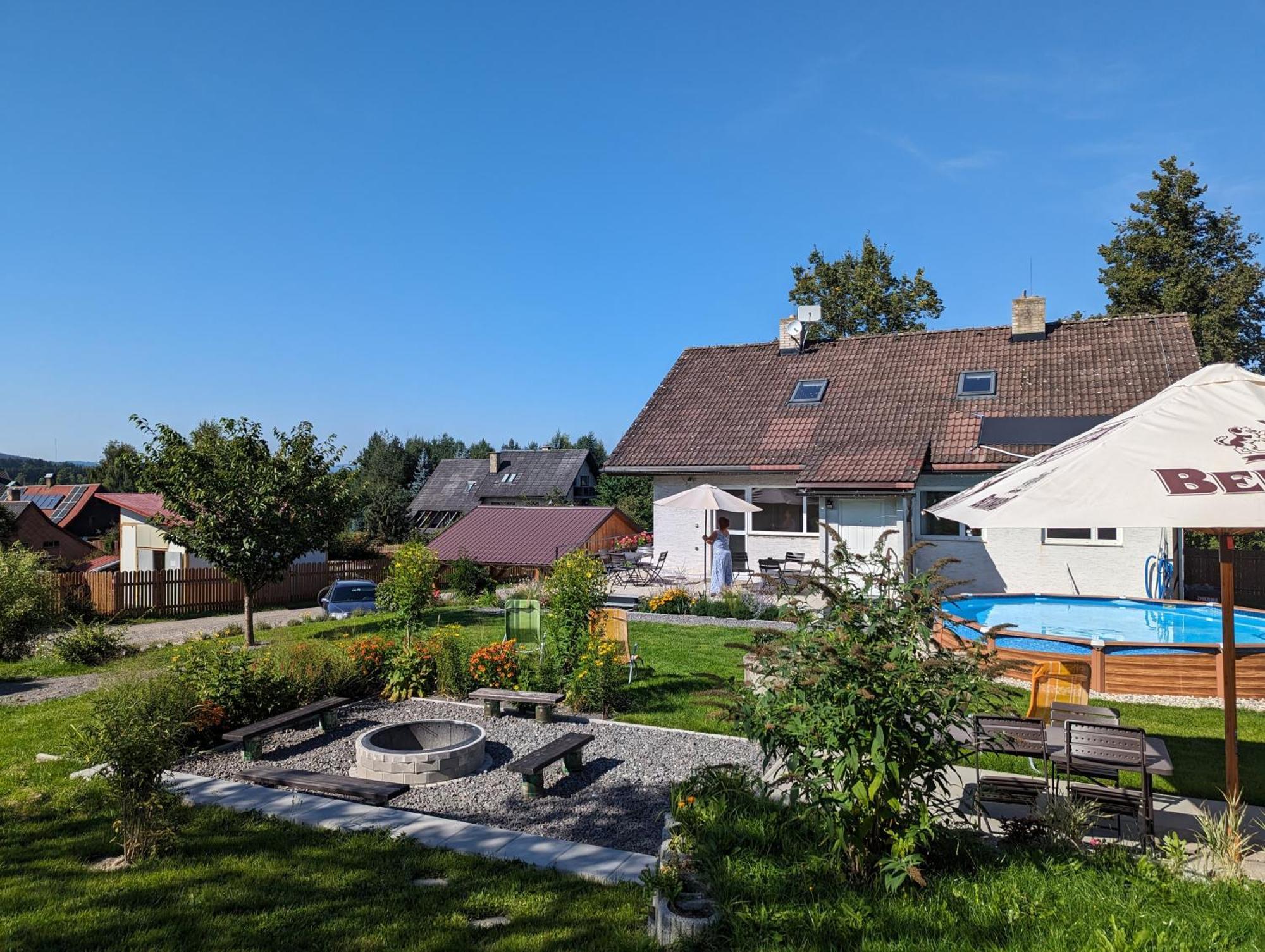 Penzion U Vichu Červená Voda Bagian luar foto